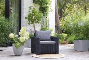 Комплект кресел Калифорния (California chair) графит в Советском - sovetskiy.mebel24.online | фото 1