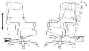 Кресло для руководителя Бюрократ _DUKE в Советском - sovetskiy.mebel24.online | фото 8