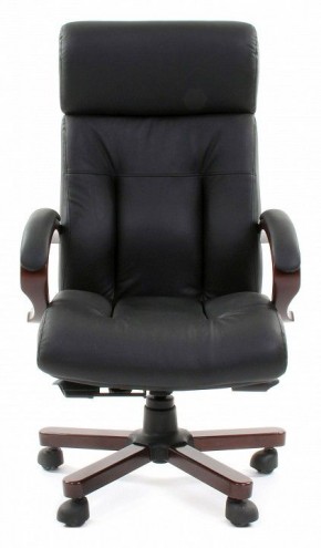 Кресло для руководителя Chairman 421 черный/орех темный, черный в Советском - sovetskiy.mebel24.online | фото 2