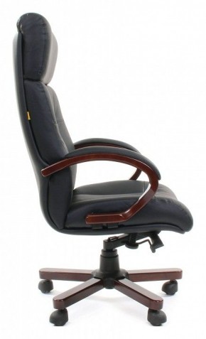 Кресло для руководителя Chairman 421 черный/орех темный, черный в Советском - sovetskiy.mebel24.online | фото 3