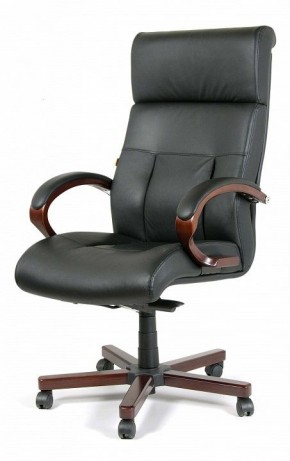 Кресло для руководителя Chairman 421 черный/орех темный, черный в Советском - sovetskiy.mebel24.online | фото 7