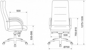 Кресло для руководителя T-9927SL/BLACK в Советском - sovetskiy.mebel24.online | фото 5