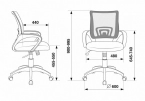 Кресло компьютерное CH-695N/BL/TW-11 в Советском - sovetskiy.mebel24.online | фото 12