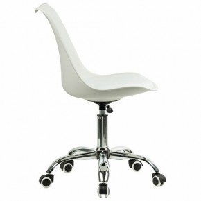 Кресло стул BRABIX "Eames MG-310 CH", хром, пластик белый, экокожа белая, 532923 в Советском - sovetskiy.mebel24.online | фото 3