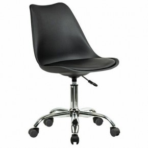 Кресло стул BRABIX "Eames MG-310 CH", хром, пластик черный, экокожа черная, 532925 в Советском - sovetskiy.mebel24.online | фото 2