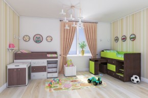Кровать-чердак Малыш (большой) 800*1800 в Советском - sovetskiy.mebel24.online | фото 34