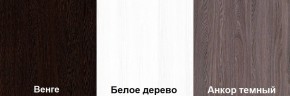 Кровать-чердак Пионер 1 (800*1900) Белое дерево, Анкор темный, Венге в Советском - sovetskiy.mebel24.online | фото 3