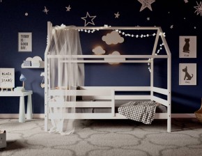 Кровать-домик 80*160 Белый в Советском - sovetskiy.mebel24.online | фото 2