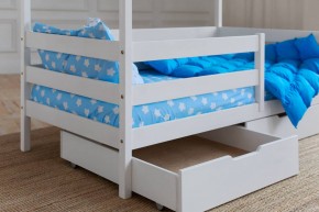 Кровать-домик 80*160 Белый в Советском - sovetskiy.mebel24.online | фото 5