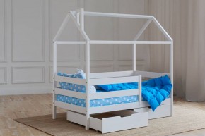 Кровать-домик 80*190 Белый в Советском - sovetskiy.mebel24.online | фото 4
