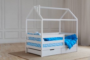 Кровать-домик 80*190 Белый в Советском - sovetskiy.mebel24.online | фото 5