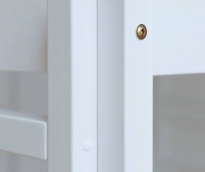 Кровать-домик двухъярусная 80*160 Белый в Советском - sovetskiy.mebel24.online | фото 3