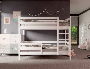 Кровать двухъярусная без крыши 80*160 Белый в Советском - sovetskiy.mebel24.online | фото 2