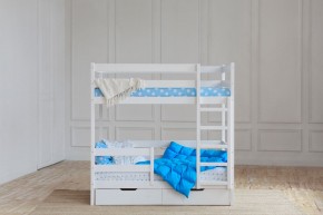 Кровать двухъярусная без крыши 80*160 Белый в Советском - sovetskiy.mebel24.online | фото 4