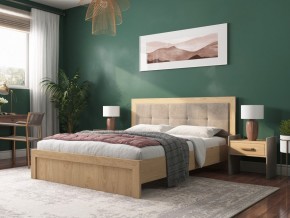 Кровать интерьерная Светлана 1 (Дуб золотой/Paris 03) в Советском - sovetskiy.mebel24.online | фото