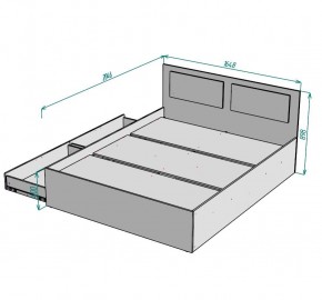 Кровать Ольга L40 (1600) 2 ящика в Советском - sovetskiy.mebel24.online | фото 2