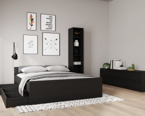 Кровать ОРИОН двухспальная с ортопедическим основанием 180х200, цвет Дуб Венге в Советском - sovetskiy.mebel24.online | фото 3