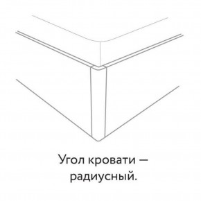 Кровать "Сандра" БЕЗ основания 1200х2000 в Советском - sovetskiy.mebel24.online | фото 3