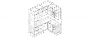 Кухня угловая Элеганция 2200*1700 (Стол. 38мм) в Советском - sovetskiy.mebel24.online | фото 2