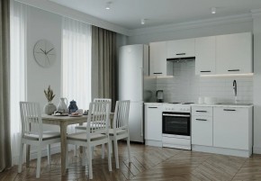 Кухонный гарнитур Белый Глянец 2000 (Стол. 26мм) в Советском - sovetskiy.mebel24.online | фото 1