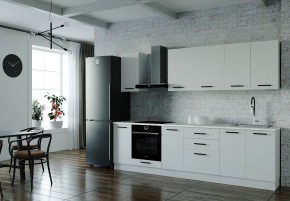 Кухонный гарнитур Белый Глянец 2800 (Стол. 26мм) в Советском - sovetskiy.mebel24.online | фото