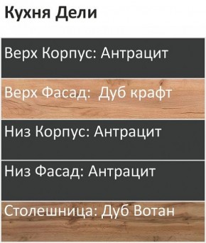 Кухонный гарнитур Дели 2000 (Стол. 38мм) в Советском - sovetskiy.mebel24.online | фото 3