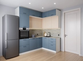 Кухонный гарнитур Фьюжн 2200*1700 (Стол. 38мм) в Советском - sovetskiy.mebel24.online | фото