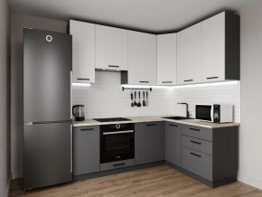 Кухонный гарнитур Меренга 2200*1600 h950 (Стол. 26мм) в Советском - sovetskiy.mebel24.online | фото 1
