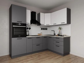 Кухонный гарнитур Меренга 2400*1600 (Стол. 38мм) в Советском - sovetskiy.mebel24.online | фото