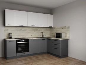 Кухонный гарнитур Меренга 2600*1600 (Стол. 26мм) в Советском - sovetskiy.mebel24.online | фото 1