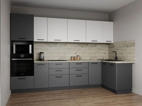 Кухонный гарнитур Меренга 3200*1400 (Стол. 38 мм) в Советском - sovetskiy.mebel24.online | фото