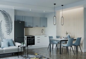 Кухонный гарнитур Ниагара 2550 (Стол. 38мм) в Советском - sovetskiy.mebel24.online | фото 1