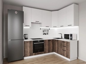 Кухонный гарнитур Старое Дерево 2200*1600 h950 (Стол. 38мм) в Советском - sovetskiy.mebel24.online | фото