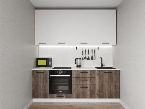 Кухонный гарнитур Старое Дерево 2200 h950 (Стол. 26мм) в Советском - sovetskiy.mebel24.online | фото