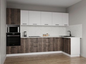 Кухонный гарнитур Старое Дерево 3200*1400 (Стол. 38мм) в Советском - sovetskiy.mebel24.online | фото