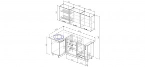 Кухонный гарнитур угловой Капри 1000*1800 (Стол. 26мм) в Советском - sovetskiy.mebel24.online | фото 2