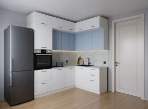 Кухонный гарнитур угловой Капри 2200*1700 (Стол. 26мм) в Советском - sovetskiy.mebel24.online | фото