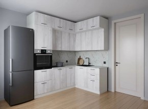 Кухонный гарнитур угловой Пайн 2200*1700 (Стол. 38мм) в Советском - sovetskiy.mebel24.online | фото