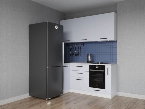 Кухонный гарнитур угловой Смоки 1000*1800 (Стол. 38 мм) в Советском - sovetskiy.mebel24.online | фото