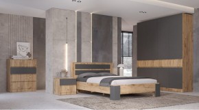 ЛЕНОРА Спальный гарнитур (модульный) графит в Советском - sovetskiy.mebel24.online | фото