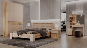 ЛЕНОРА Спальный гарнитур (модульный) кашемир в Советском - sovetskiy.mebel24.online | фото