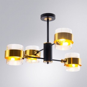 Люстра на штанге Arte Lamp Carlo A8205SP-4BK в Советском - sovetskiy.mebel24.online | фото 2