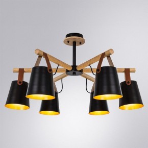 Люстра на штанге Arte Lamp Thomas A7032PL-6BK в Советском - sovetskiy.mebel24.online | фото 2