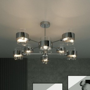 Люстра на штанге Eurosvet Arcada 70127/8 хром в Советском - sovetskiy.mebel24.online | фото 5