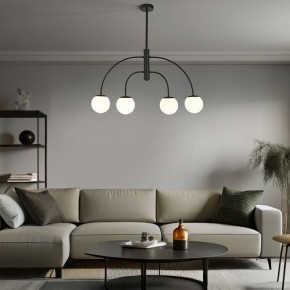 Люстра на штанге Eurosvet Cenacolo 30179/4 черный в Советском - sovetskiy.mebel24.online | фото 2