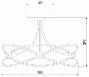 Люстра на штанге Eurosvet Petto 90246/6 белый Smart в Советском - sovetskiy.mebel24.online | фото 4