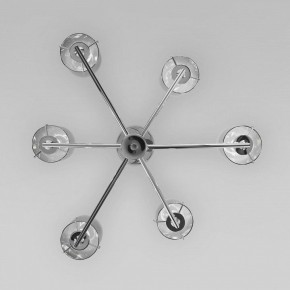 Люстра на штанге Eurosvet Pluto 60156/6 хром в Советском - sovetskiy.mebel24.online | фото 2
