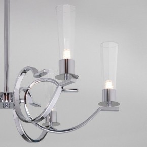 Люстра на штанге Eurosvet Rosher 60141/6 хром в Советском - sovetskiy.mebel24.online | фото 3