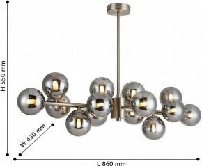 Люстра на штанге Favourite Varietas 2650-14P в Советском - sovetskiy.mebel24.online | фото 4