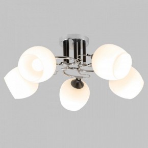 Люстра на штанге Imex MD.3618 MD.3618-5-S-CH+BK в Советском - sovetskiy.mebel24.online | фото 2